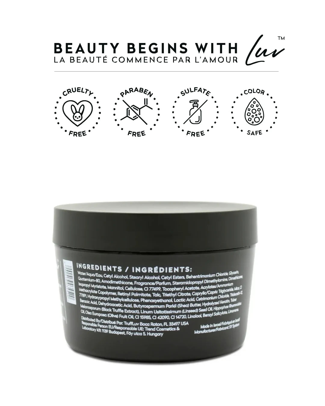 TruffLuv Truffle Mask - cruelty-free, paraben-free, sulfate-free, color-safe