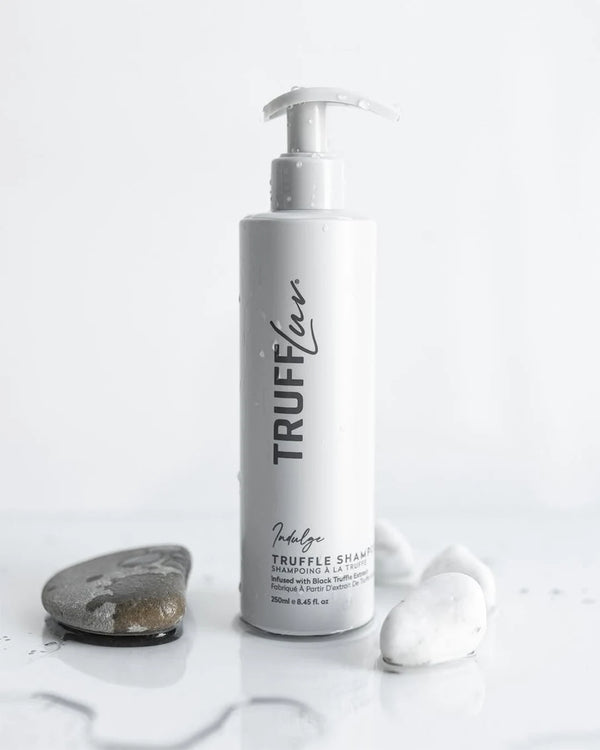 TruffLuv Truffle Shampoo bottle with black truffle extract
