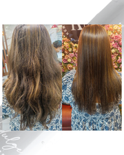 Before after hair serum